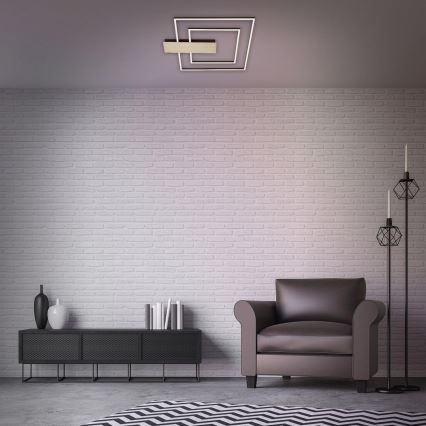 Briloner 3545-017 - LED Dimmelhető mennyezeti lámpa NICO LED/25W/230V arany