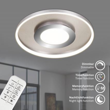 Briloner 3640-012 - LED dimmelhető mennyezeti lámpa LED/25W/230V 2700-6500K + távirányító