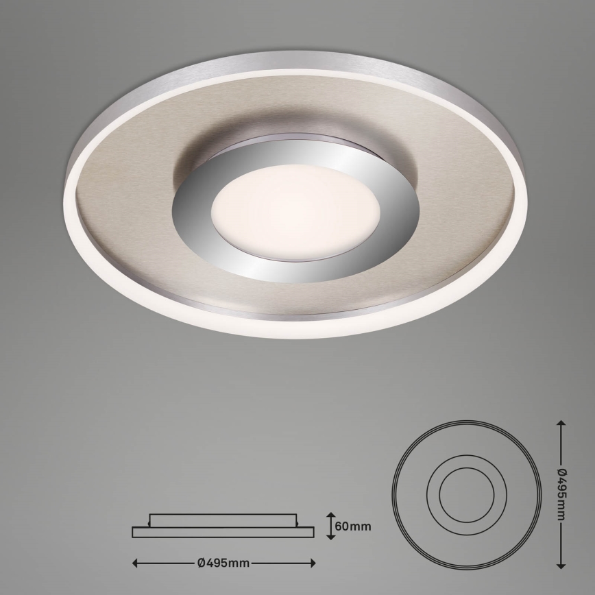 Briloner 3640-012 - LED dimmelhető mennyezeti lámpa LED/25W/230V 2700-6500K + távirányító