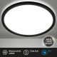 Briloner 3642-415 - LED Fürdőszobai mennyezeti lámpa SLIM LED/19W/230V átm. 29 cm IP44 fekete