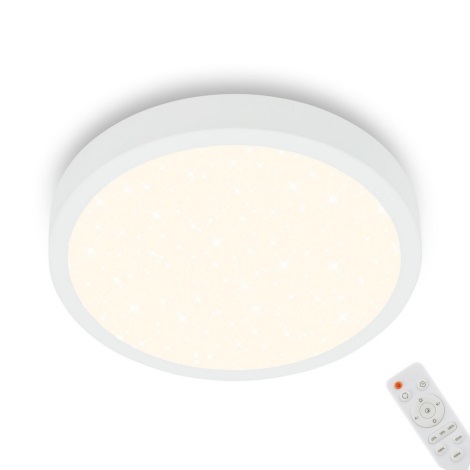 Briloner 3701-016 - LED Dimmelhető mennyezeti lámpa RUNA LED/18W/230V 2700-6500K fehér + távirányítás