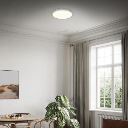 Briloner 3703-014 - LED Mennyezeti lámpa RUNA LED/24W/230V 3000K átm. 38 cm ezüst