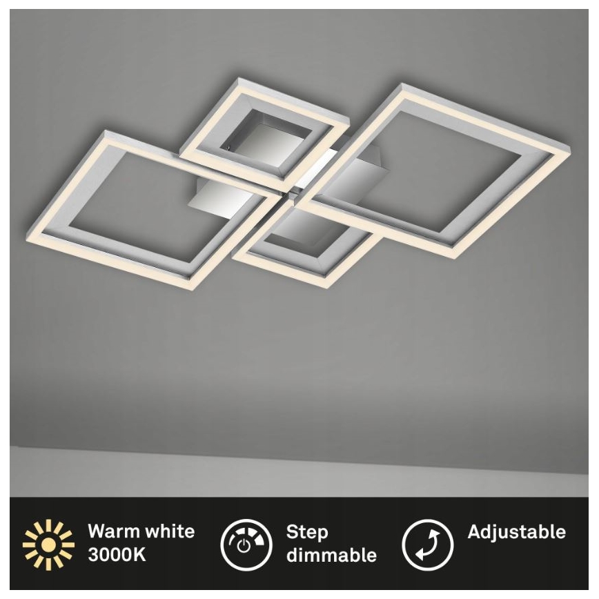 Briloner 3727-019 - LED Dimmelhető mennyezeti lámpa FRAME LED/38W/230V