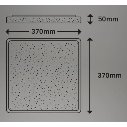 Briloner 3749-414 - LED Mennyezeti lámpa LINO LED/24W/230V matt króm