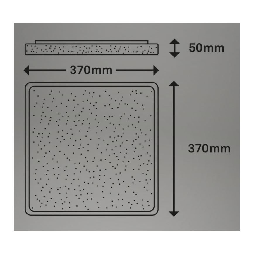 Briloner 3749-414 - LED Mennyezeti lámpa LINO LED/24W/230V matt króm