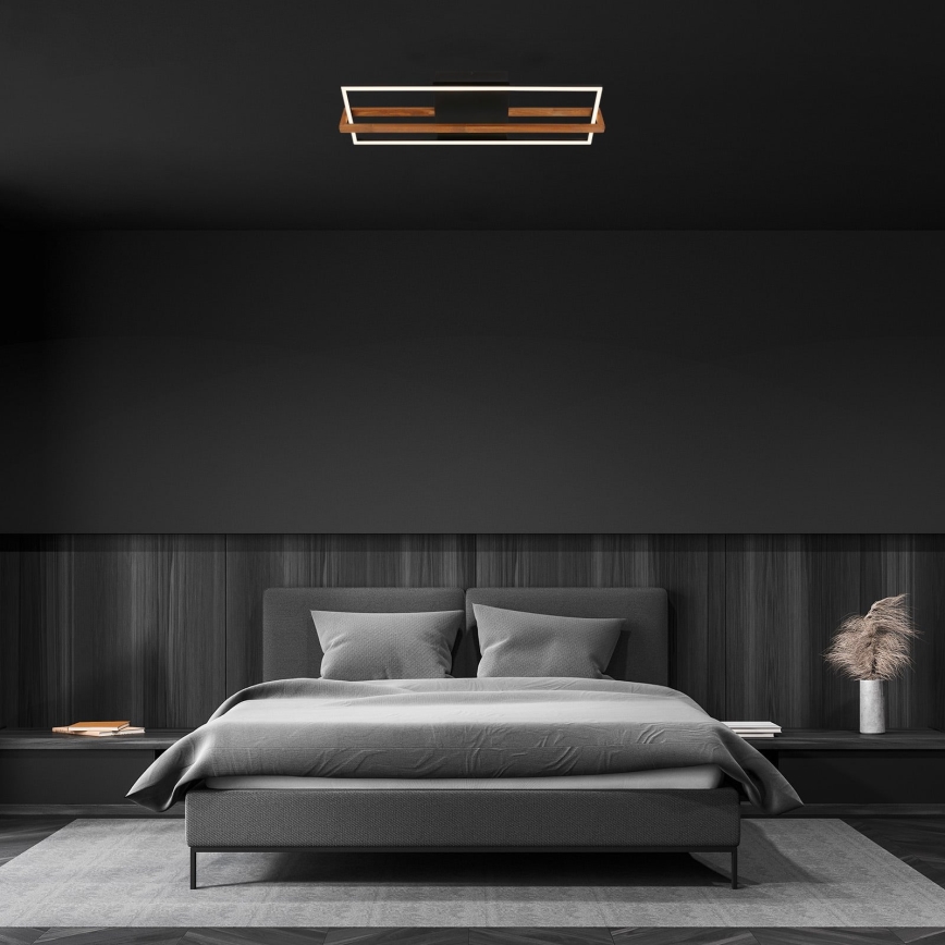 Briloner 3777-015 - LED mennyezeti lámpatest FRAME LED/21W/230V 3000K fekete