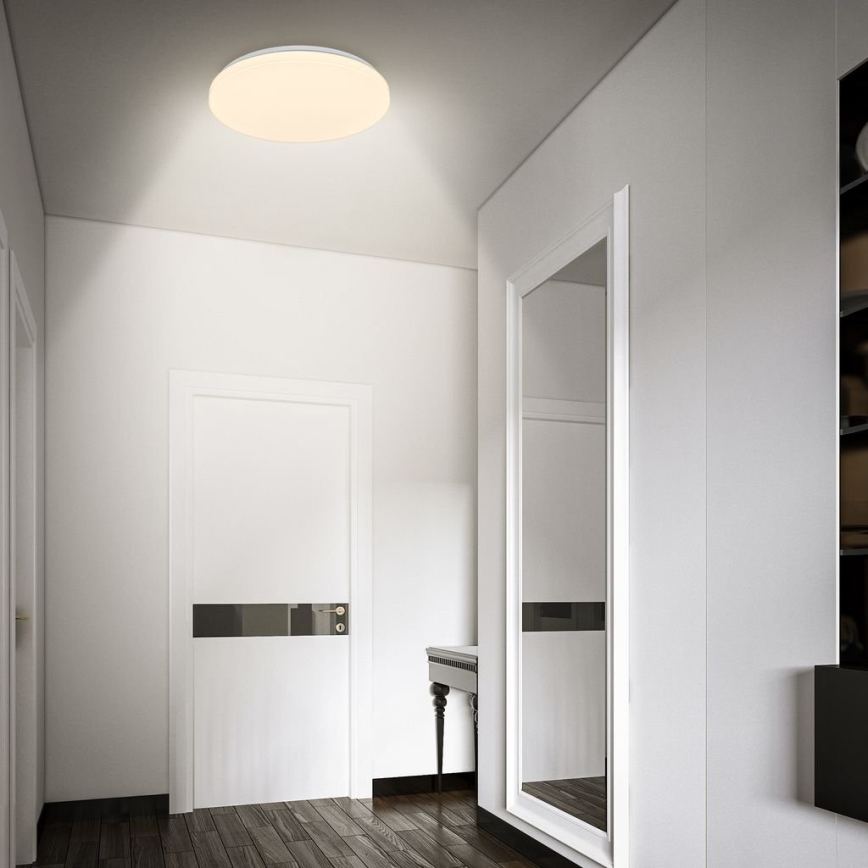 Briloner 3827-016 - LED fürdőszobai mennyezeti lámpatest érzékelő WALK LED/13W/230V IP54 átm. 27 cm fehér