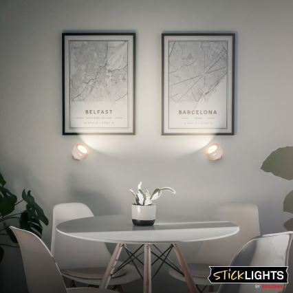 Briloner 3896011 - Dimmelhető, újratölthető LED-es fali lámpa TARI LED/1,6W/5V 1500 mAh, bézs