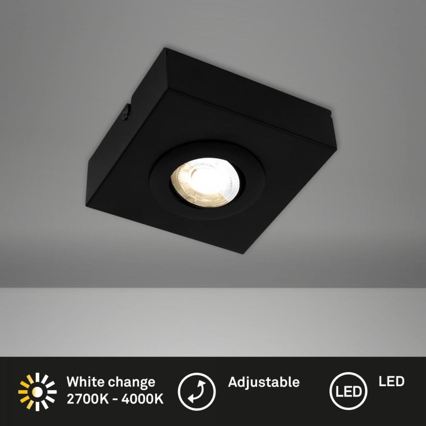 Briloner 3996015 - LED Spotlámpa CTS LED/4W/230V 2700/4000K fekete