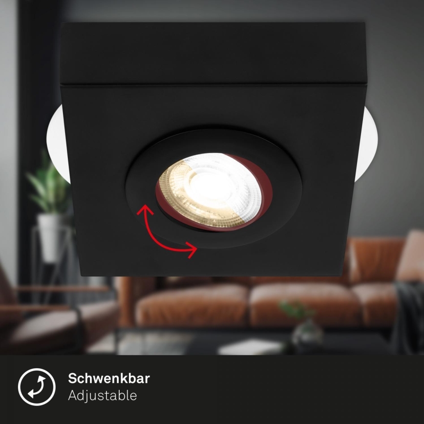 Briloner 3996015 - LED Spotlámpa CTS LED/4W/230V 2700/4000K fekete