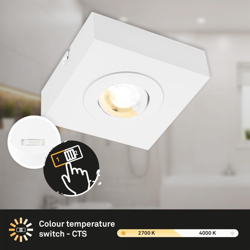 Briloner 3996016 - LED Spotlámpa CTS LED/4W/230V 2700/4000K fehér