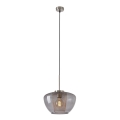 Briloner 4016-014 - SEVENTIES kábelre függesztett csillár, 1xE27/40W/230V, füstszürke