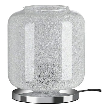 Briloner 7011-018 - Asztali lámpa COLD 1xE27/40W/230V átlátszó/fényes króm