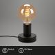 Briloner 7023-015 - Asztali lámpa TEEPU 1xE27/10W/230V fekete