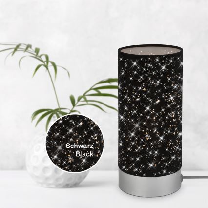 Briloner 7028-015 - Asztali lámpa STARRY SKY 1xE14/25W/230V fekete