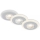 Briloner 7039034 - Szett 3xLED fürdőszobai süllyeszthető mennyezeti lámpa LED/5W/230V IP44 matt króm
