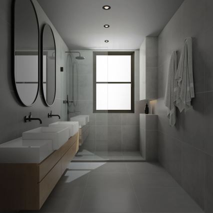 Briloner 7056-035 - KÉSZLET 3x LED Fürdőszobai beépíthető lámpa LED/3W/230V IP44