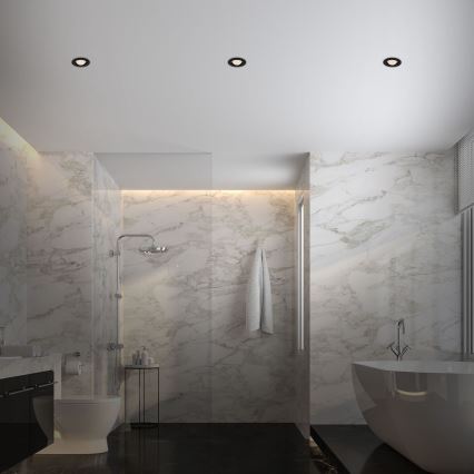 Briloner 7056-035 - KÉSZLET 3x LED Fürdőszobai beépíthető lámpa LED/3W/230V IP44