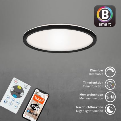 Briloner 7058-015 - LED Dimmelhető lámpa SLIM LED/18W/230V 2700-6500K Wi-Fi Tuya + távirányítás