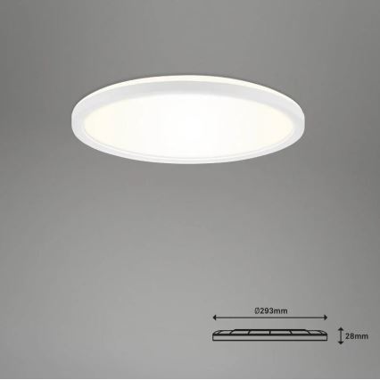 Briloner 7058-016 - LED Dimmelhető lámpa SLIM LED/18W/230V 2700-6500K Wi-Fi Tuya + távirányítás