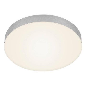 Briloner 7066-014 - LED Mennyezeti lámpa FLAME LED/21W/230V 3000K ezüst átm. 28,7 cm