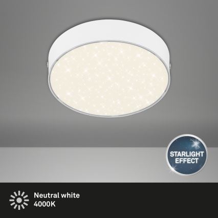 Briloner 7072-416 - LED Mennyezeti lámpa STAR SKY LED/11W/230V 4000K átm. 15 cm fehér