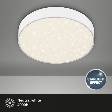 Briloner 7073-416 - LED Mennyezeti lámpa STAR SKY LED/16W/230V 4000K átm. 21 cm fehér