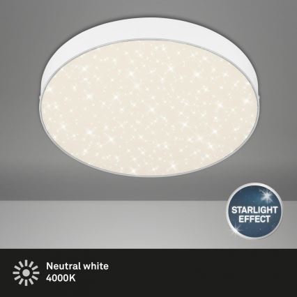 Briloner 7074-416 - LED Mennyezeti lámpa STAR SKY LED/21W/230V 4000K átm. 28 cm fehér