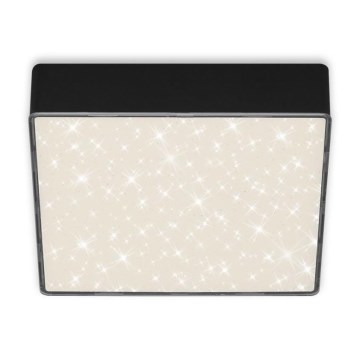 Briloner 7076-415 - LED Mennyezeti lámpa STAR SKY LED/11W/230V 4000K 15x15 cm fekete