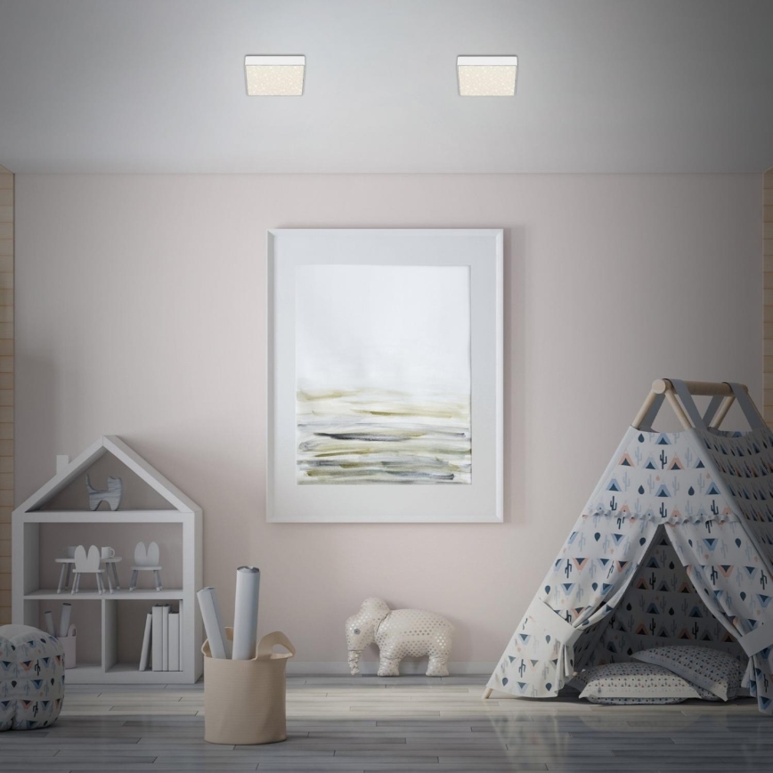 Briloner 7076-416 - LED Mennyezeti lámpa STAR SKY LED/11W/230V 4000K 15x15 cm fehér