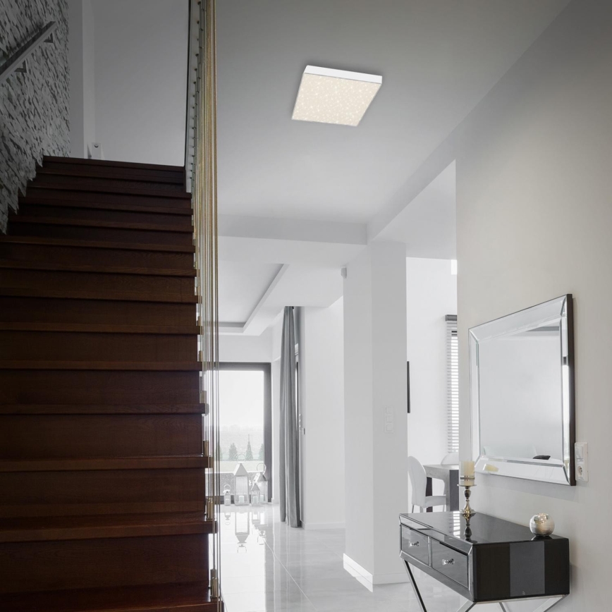 Briloner 7077-416 - LED Mennyezeti lámpa STAR SKY LED/16W/230V 4000K 21x21 cm fehér