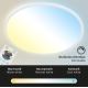Briloner 7079-016 - LED Dimmelhető mennyezeti lámpa SLIM LED/18W/230V 2700-6500K + távirányítás