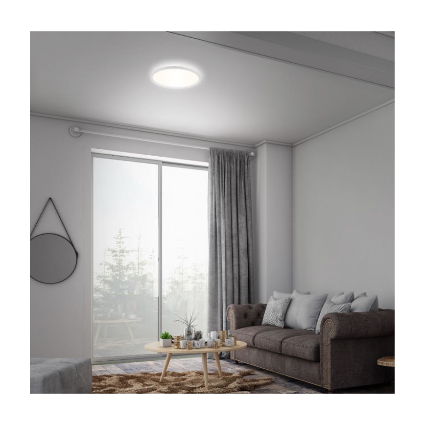 Briloner 7079-016 - LED dimmelhető mennyezeti lámpa SLIM LED/18W/230V 2700-6500K + távirányító