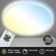 Briloner 7080-016 - LED Dimmelhető mennyezeti lámpa SLIM LED/22W/230V 2700-6500K + távirányítás