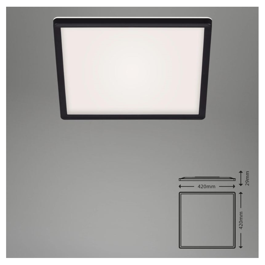 Briloner 7082-015 - LED Dimmelhető mennyezeti lámpa SLIM LED/22W/230V 2700-6500K + távirányító