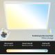 Briloner 7082-016 - LED Dimmelhető mennyezeti lámpa SLIM LED/22W/230V 2700-6500K + távirányítás