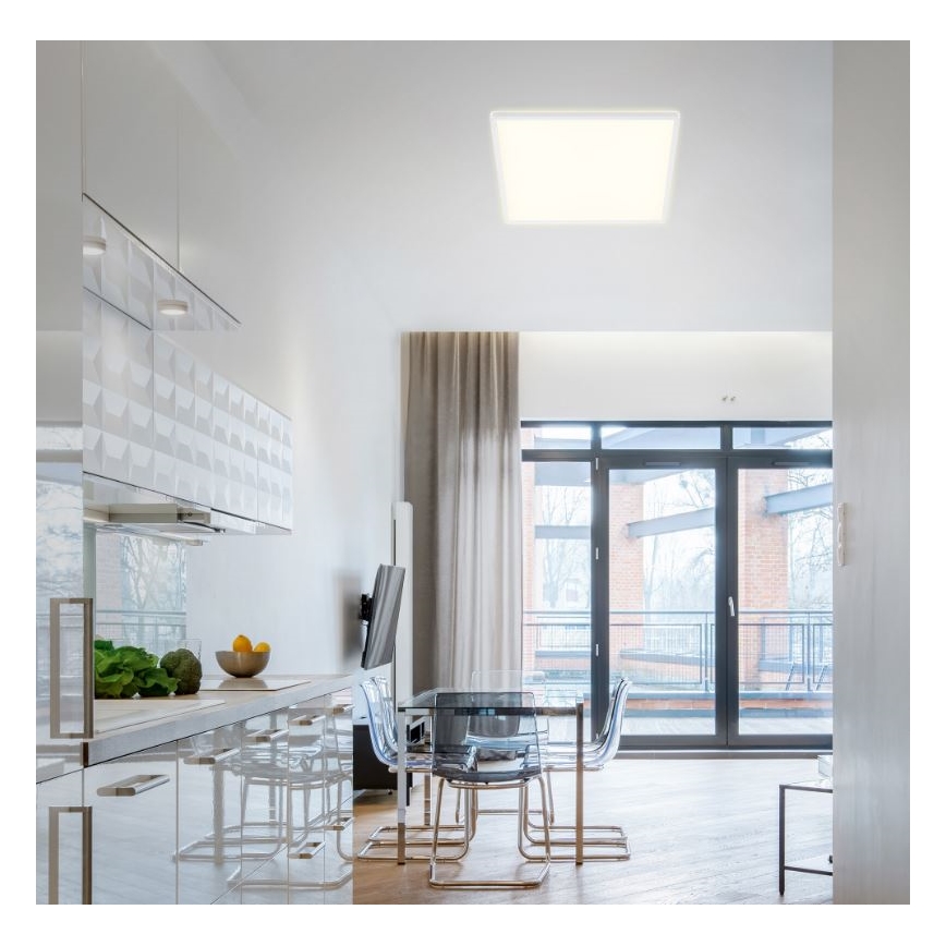 Briloner 7082-016 - LED dimmelhető mennyezeti lámpa SLIM LED/22W/230V 2700-6500K + távirányító