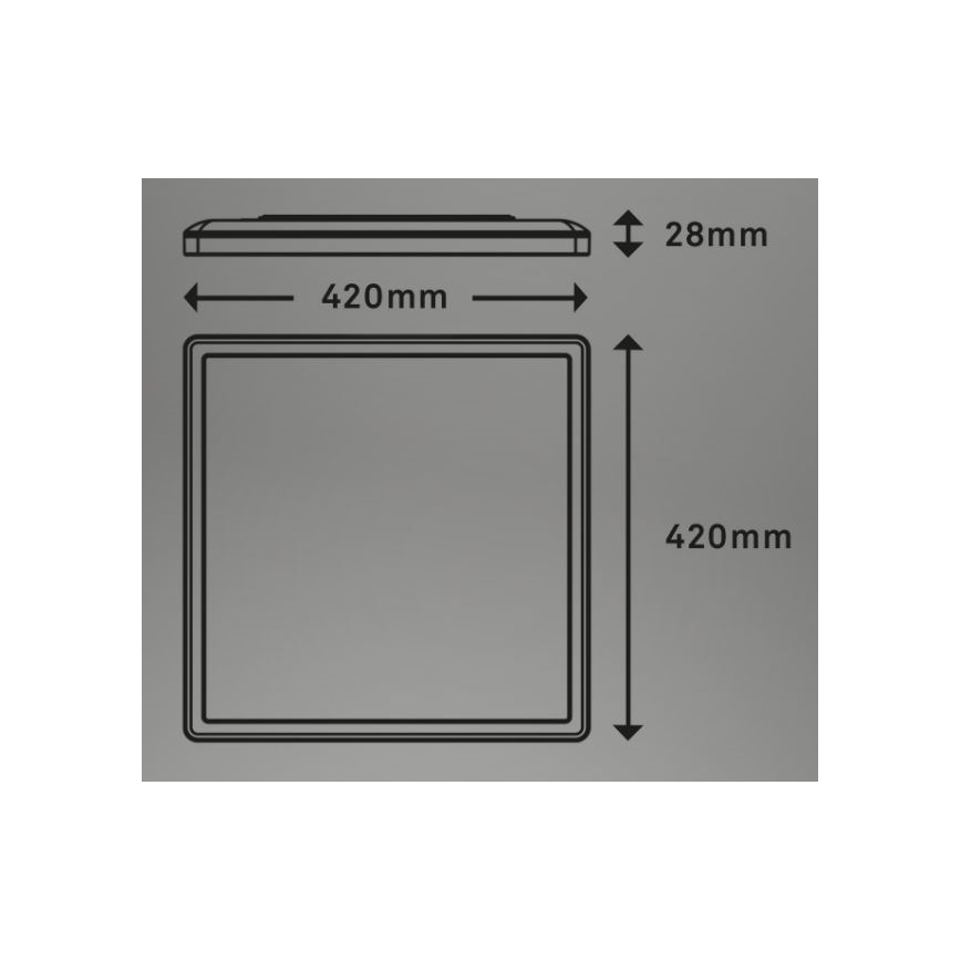 Briloner 7082-016 - LED dimmelhető mennyezeti lámpa SLIM LED/22W/230V 2700-6500K + távirányító