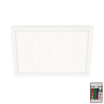 Briloner 7090-416 - LED RGBW dimmelhető mennyezeti lámpa SLIM LED/15W/230V + távirányító