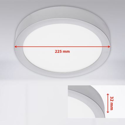 Briloner 7117-014 - LED Mennyezeti lámpa FIRE LED/16,5W/230V 3000K
