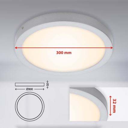 Briloner 7141-014 - LED Mennyezeti lámpa FIRE LED/21W/230V 3000K