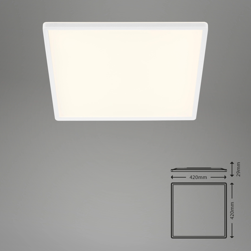 Briloner 7158-416 - LED Mennyezeti lámpa SLIM LED/22W/230V 42x42 cm