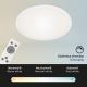 Briloner 7168-016 - LED Dimmelhető mennyezeti lámpa PIATTO LED/24W/230V 3000-6500K + távirányítás