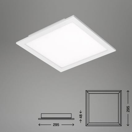 Briloner 7194-016 - LED Dimmelhető mennyezeti lámpa SIMPLE LED/18W/230V 3000-6500K + távirányító