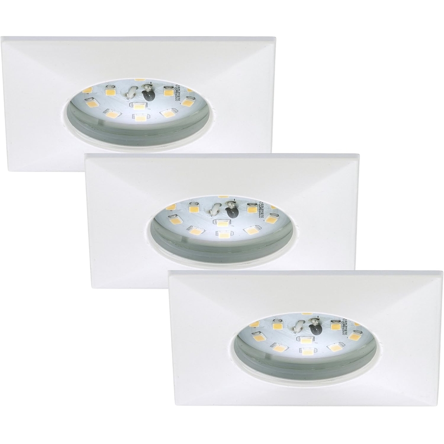 Briloner 7205-036 - KÉSZLET 3x LED Fürdőszobai beépíthető lámpa ATTACH LED/5W/230V IP44 fehér