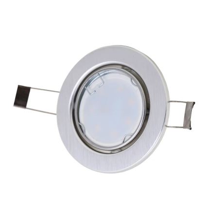 Briloner 7221-039 - KÉSZLET 3x LED Fürdőszobai függesztett mennyezeti lámpa 1xGU10/3W/230V IP23 ezüst