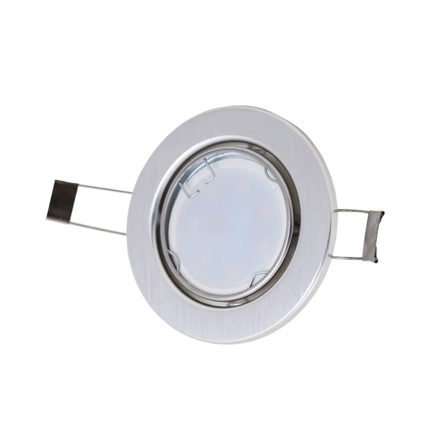 Briloner 7221-039 - KÉSZLET 3x LED Fürdőszobai függesztett mennyezeti lámpa 1xGU10/3W/230V IP23 ezüst