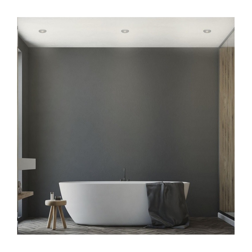 Briloner 7240-039 - KÉSZLET 3x LED Fürdőszobai beépíthető lámpa LED/1,8W/230V IP44