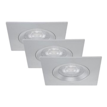 Briloner 7281-034 - KÉSZLET 3x LED Fürdőszobai beépíthető lámpa LED/5W/230V