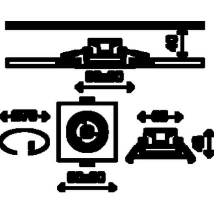 Briloner 7281-034 - KÉSZLET 3x LED Fürdőszobai beépíthető lámpa LED/5W/230V